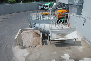  This recycling system perfectly supplements the Betomix 2.5 concrete mixing plant 