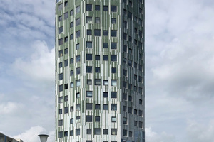  South view of the students’ residence seen from Poortstraat 