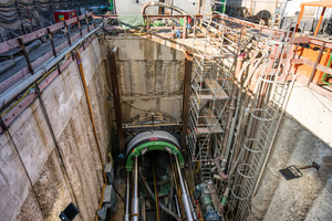  The jacking works were carried out at a depth of six to nine meters 