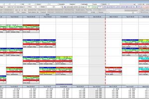  Fig. 1: GANTT production planning 