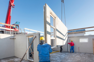  The prefabrication of basements is the „foundation“ of the Schwörer prefabricated houses 