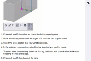  Learn as you go: A new Instructor side pane is readily available at any time, with contextual guidance and valuable tips in Tekla Structures 2021, available in 16 languages 