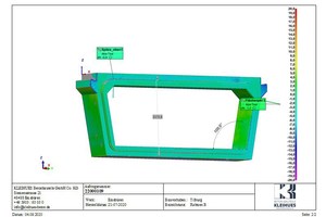  Following the scanning process, the individual measurements are joined via the PolWorksInspector software and pictorially depicted in a 3D model 