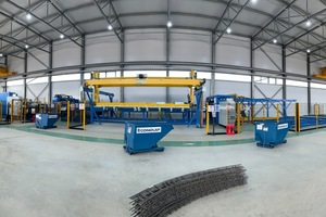  Produktionshalle des Strabag North Yorkshire Polyhalite Project mit den Progress-Maschinen 