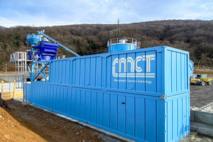  Mobile Container-Mischanlage MCM Bellatrix H vom Typ MCM-3.1.45S – Zuschlagstoff-Dosiersystem 