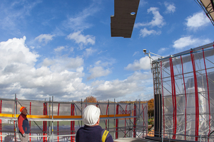  Installation of the Syspro HVAC floors for Germany’s first residential building out of the 3D printer 