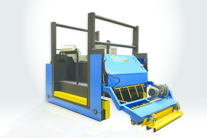  A multi-functional trolley can be used for cleaning the production beds and spraying oil onto them 