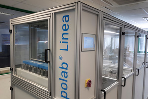  Fig. 2: The Polab Linea fully automated lab automation system is installed globally in many cement plants 