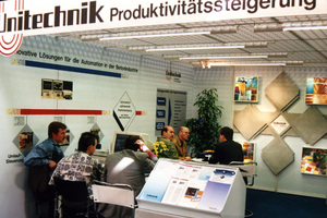  From individual solution to product: at bauma 1995, Unitechnik presented its master computer to the international public 