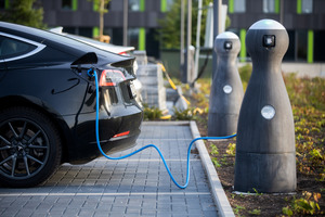  Charging stations for electrical vehicles made of high-strength concrete using a special binder from Dyckerhoff 