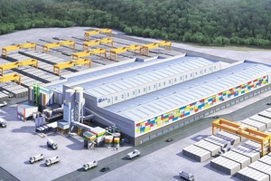  3D view of the new factory 