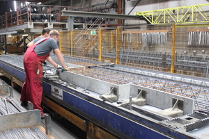  Most of the precast production equipment was supplied by Weckenmann …  