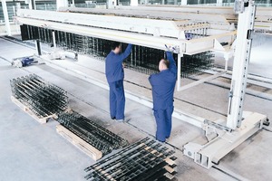  Preparation of the reinforcement frames 