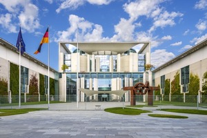  Das Bundeskanzleramt in Berlin ist eines der bekanntesten mit Dyckerhoff Weiss errichteten Bauwerke 