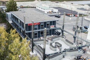  In Hausleiten, Österreich, setzte Peri den Cobod BOD2-Drucker für Österreichs erstes Gebäude im 3D-Druck ein 
