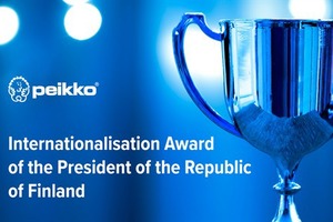  The President of the Republic of Finland has granted the Internationalization Award to Peikko 