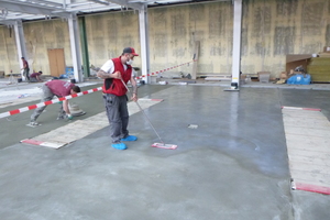  The concrete is impregnated immediately after cleaning  
