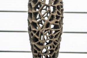  Example of a 3D printed object made of concrete  
