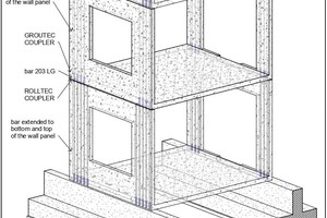  The inserted partition walls, infill panels and staircases further improve the behavior of the construction 