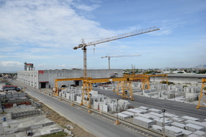  Producing precast concrete elements at factories significantly reduces the building time on-site  