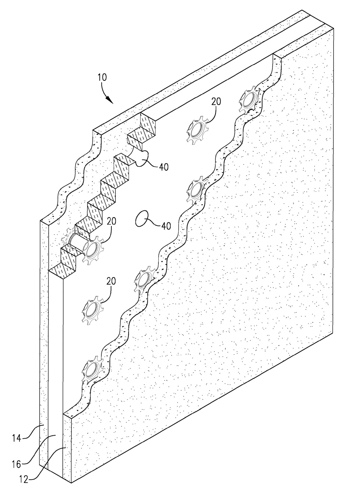 System for insulated concrete composite wall panels Concrete Plant