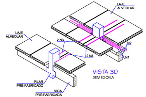  <div class="bildtext_en">Detailed drawing of the precast columns, beams and floor slabs</div> 