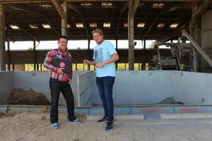  BFT Editor-in-Chief Silvio Schade had visited Antares already in August 2019, here with Tiago Emmendoerfer, Commercial Director of Antares (right) 