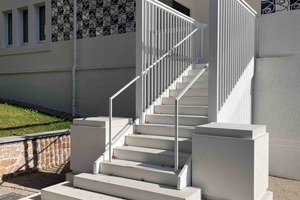  Fig.: The great show: a concrete-made staircase 