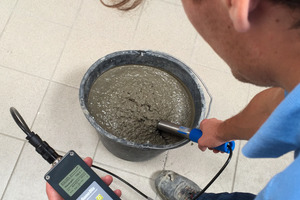  Determination of the W/C ratio for fresh concrete is now possible in less time  