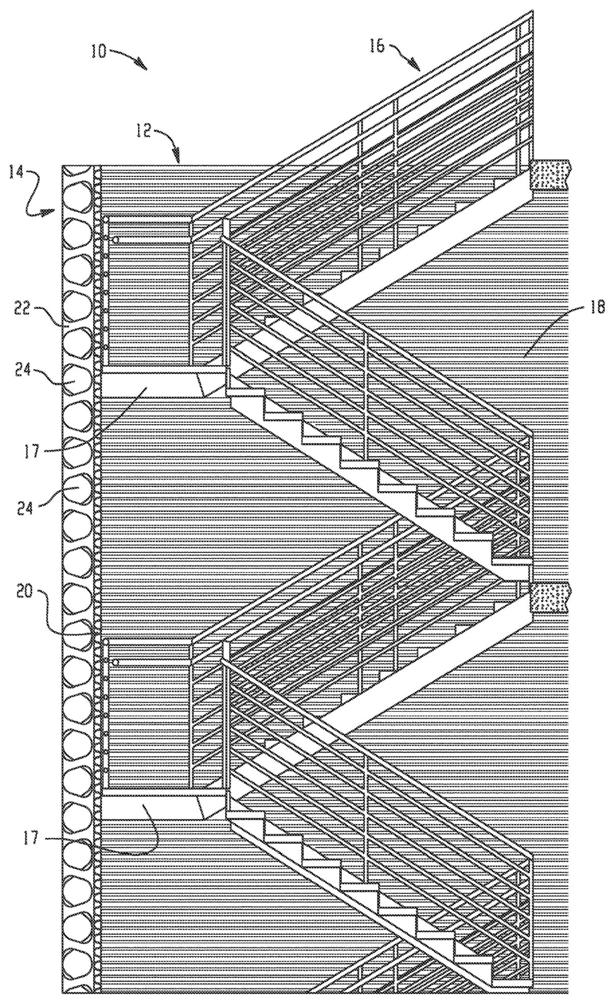 Prefabricated concrete form with stairs Concrete Plant Precast Technology