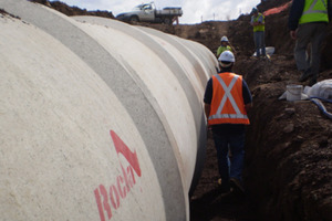  Concrete pipe produced with MCT batching plant in Adelaide, Australia 