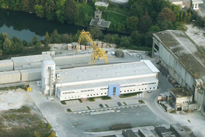  <div class="bildtext_en">Fig. 1: The Leonhard Moll concrete sleeper plant in Hanover</div> 