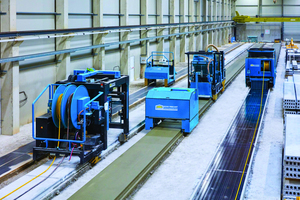  Hollow-core slab production line  