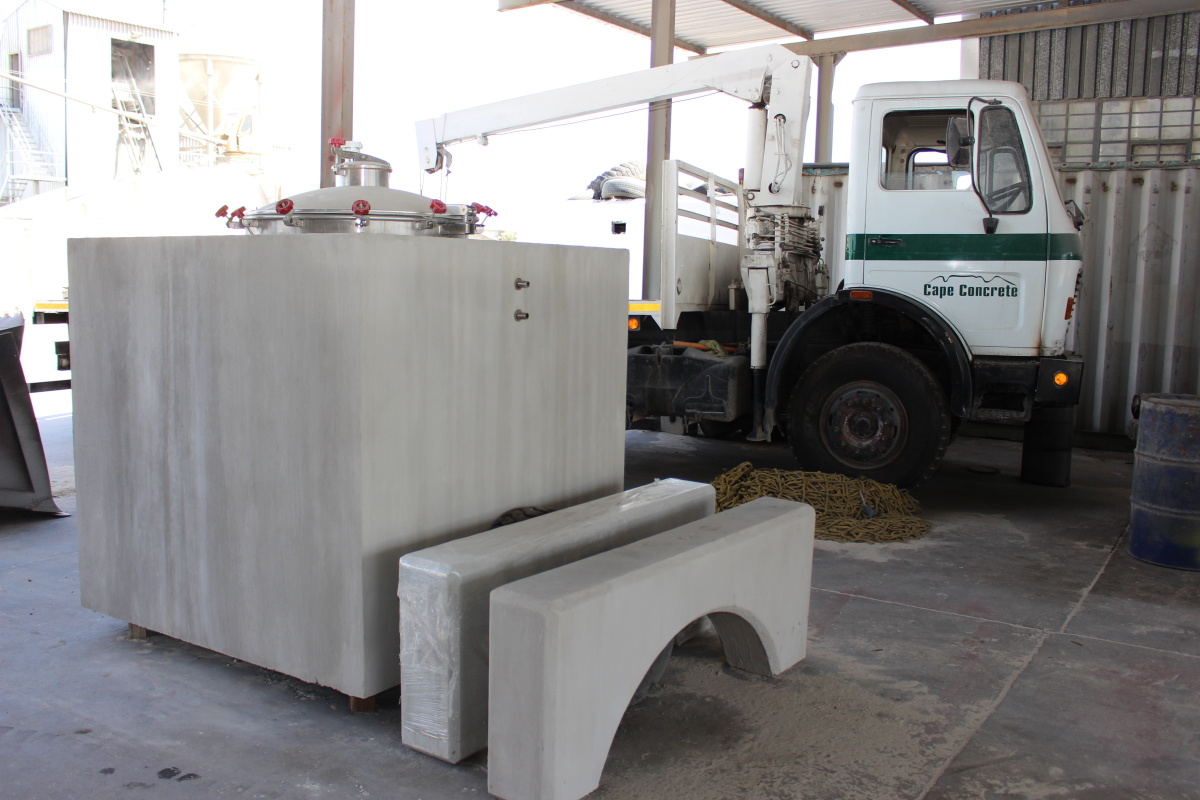 Precast Set Precast concrete arches set the tone for winery in Paarl - Concrete ...