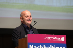  <div class="bildtext_en">Friedrich Gebhart, president of the FBF, invited to the 67. BetonTage in Ulm from June 20 to 22, 2023</div> 