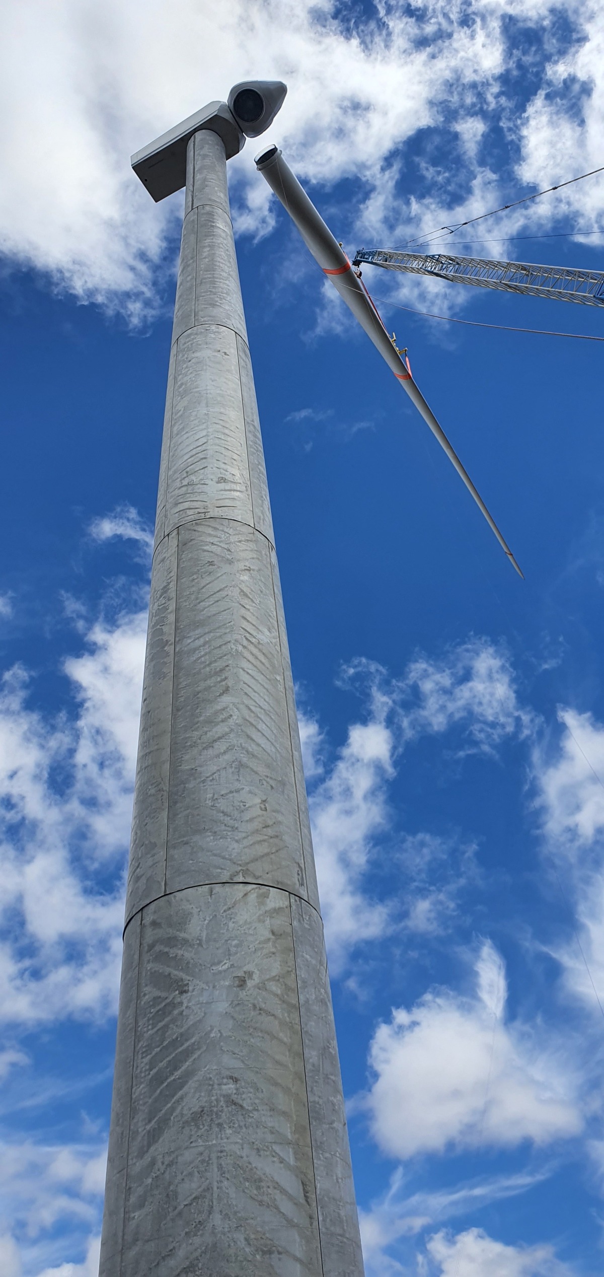 Wind online turbine tower