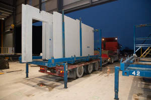  Für Betonfertigteilwerke, die neben Innenladergestellen auch A-Böcke oder LKW-Absetzgestelle für den Transport der Elemente verwenden, können beide Lagerplatzsysteme entsprechend modifiziert oder kombiniert werden  
