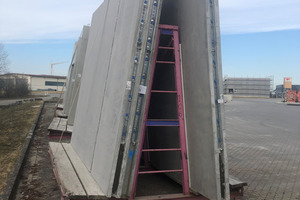  Both storage yard systems can be modified or combined accordingly for precast plants that use A-frames or truck skip frames for transporting the elements in addition to inloader racks  