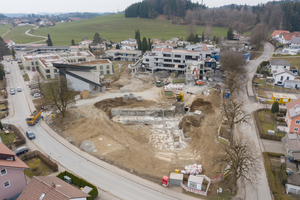  Das frühere Seniorenzentrum von St. Vinzenz wurde abgerissen – rund 15.000 Tonnen Betonbruch wurden wiederverwendet  