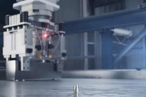  Der Schalungsroboter setzt exakt nach den CAD-Zeichnungsvorgaben die System-Haftmagnete, auf denen dann die Dosen der Elektro-Installation befestigt werden 