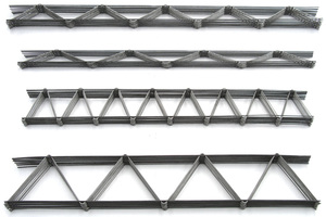  Typical wall ties from a PLR Truss machine 