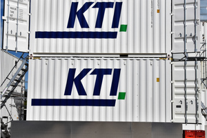  Like most plants from KTI-Plersch, the CombiWater is installed in a shipping container and is delivered ready for use 