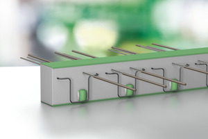  Mit seinem 120 mm dicken Dämmkörper sorgt Isopro 120 für die optimale Wärmedämmung. Die Elemente sind in unterschiedlichen Tragstufen und Elementhöhen erhältlich. 