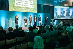  “Construction goes circular” event in Lahti, Finland, was a great success, here the keynote speakers 