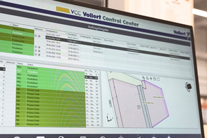  The Vollert Control Center (VCC) is the central interface for the design data from the CAD system or the ERP system and the machine technology 