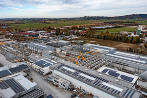  Die neue Massiv- und Sandwichwandproduktion bei Unglehrt in Bad Grönenbach entstand in einem gewachsenen Anlagen- und Gebäudebestand 