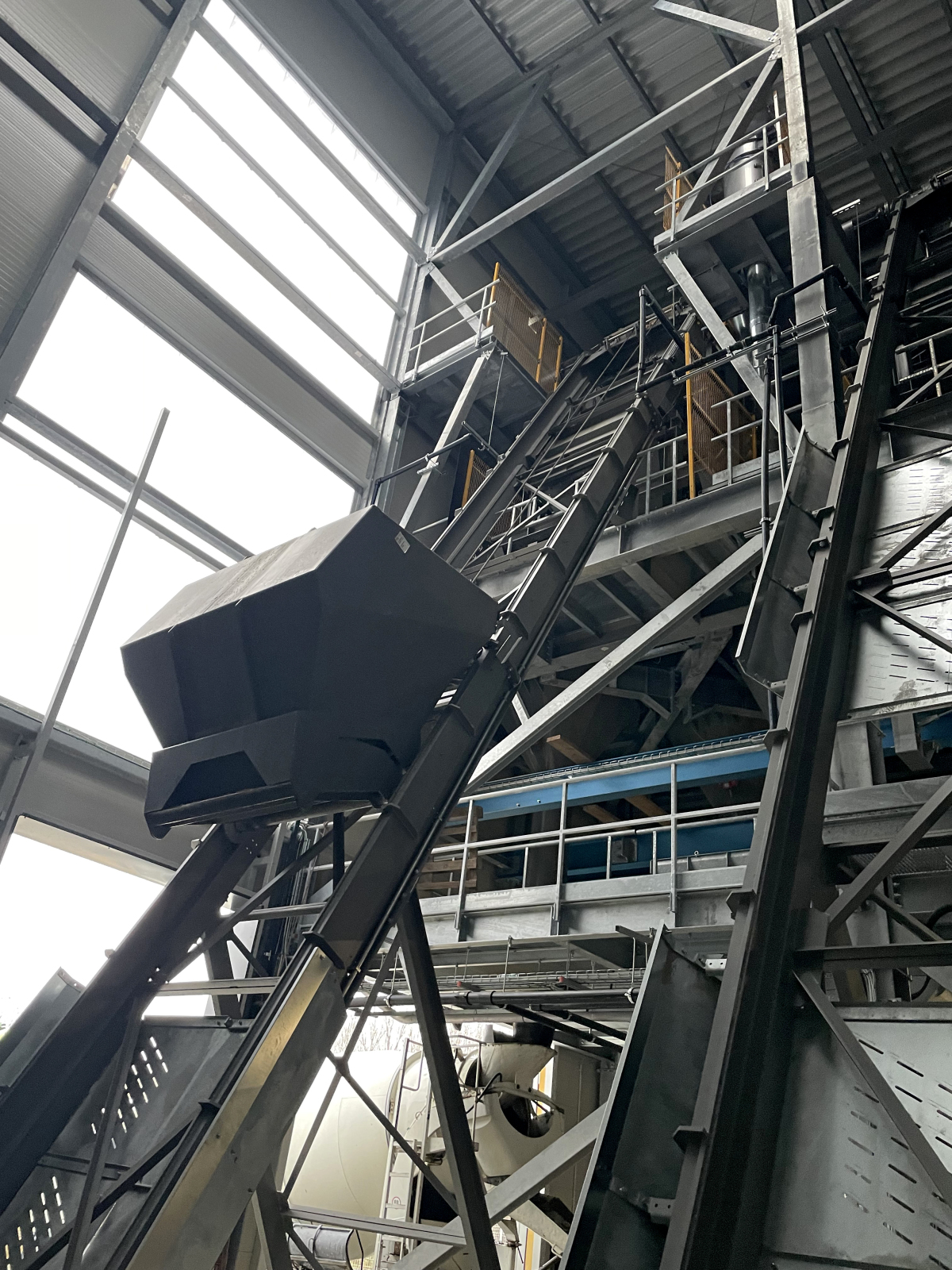Precast Panel Batching Rack Wetbeton 100 horizontal precast concrete batching plant with ...
