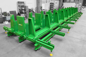 The double molds are being used for producing the best-selling products – the columns and are 14 meters long 