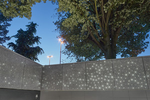  On one of the best-known streets in Germany, you are now on the safe side, even after dark, because seven suburban S-Bahn train access staircases now provide a bright façade cladding of innovative light-fiber concrete 