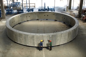  Precast Tunnel segments testing and pre-assembling 